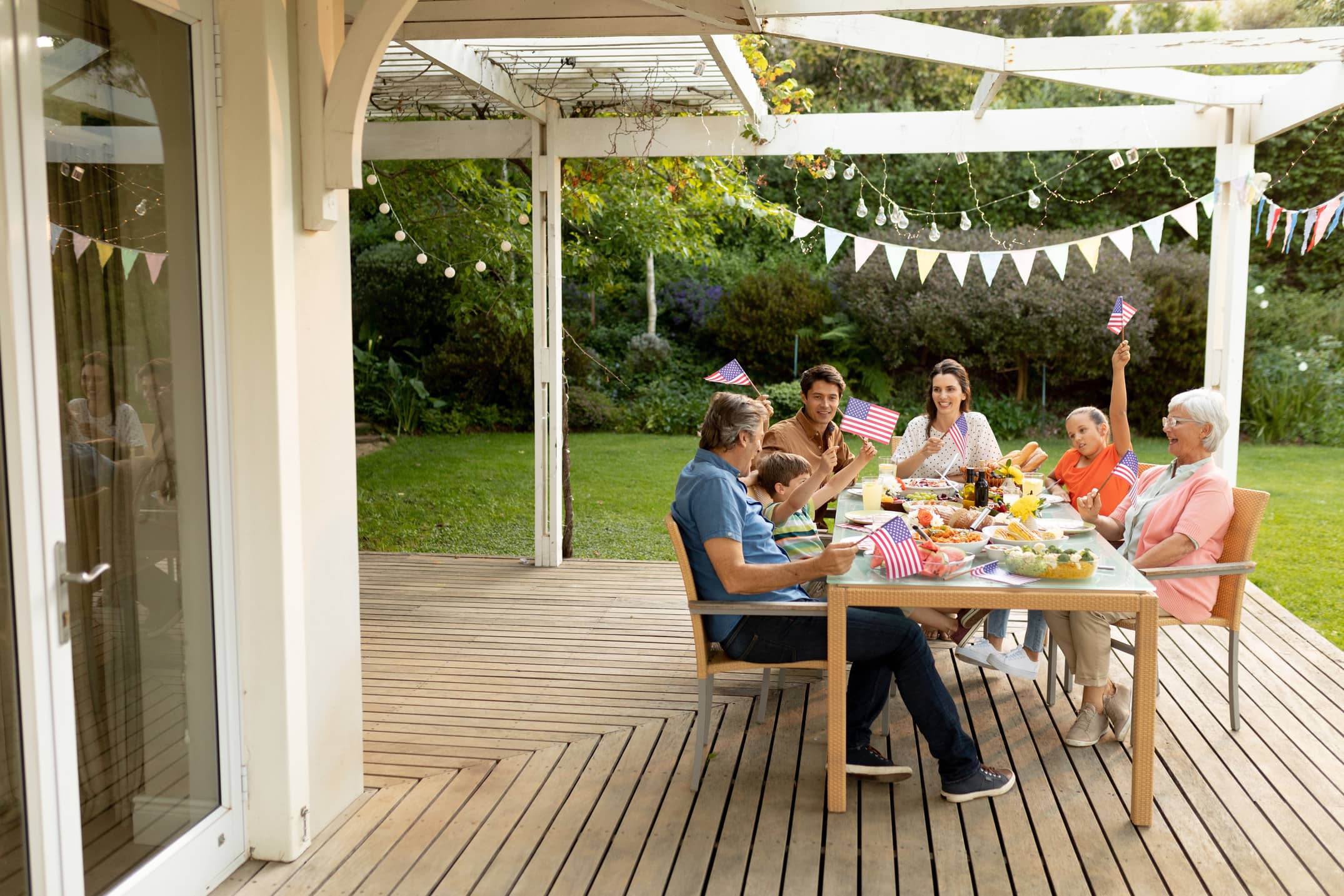 Transform Your 4th of July with a Pergola with a Roof 