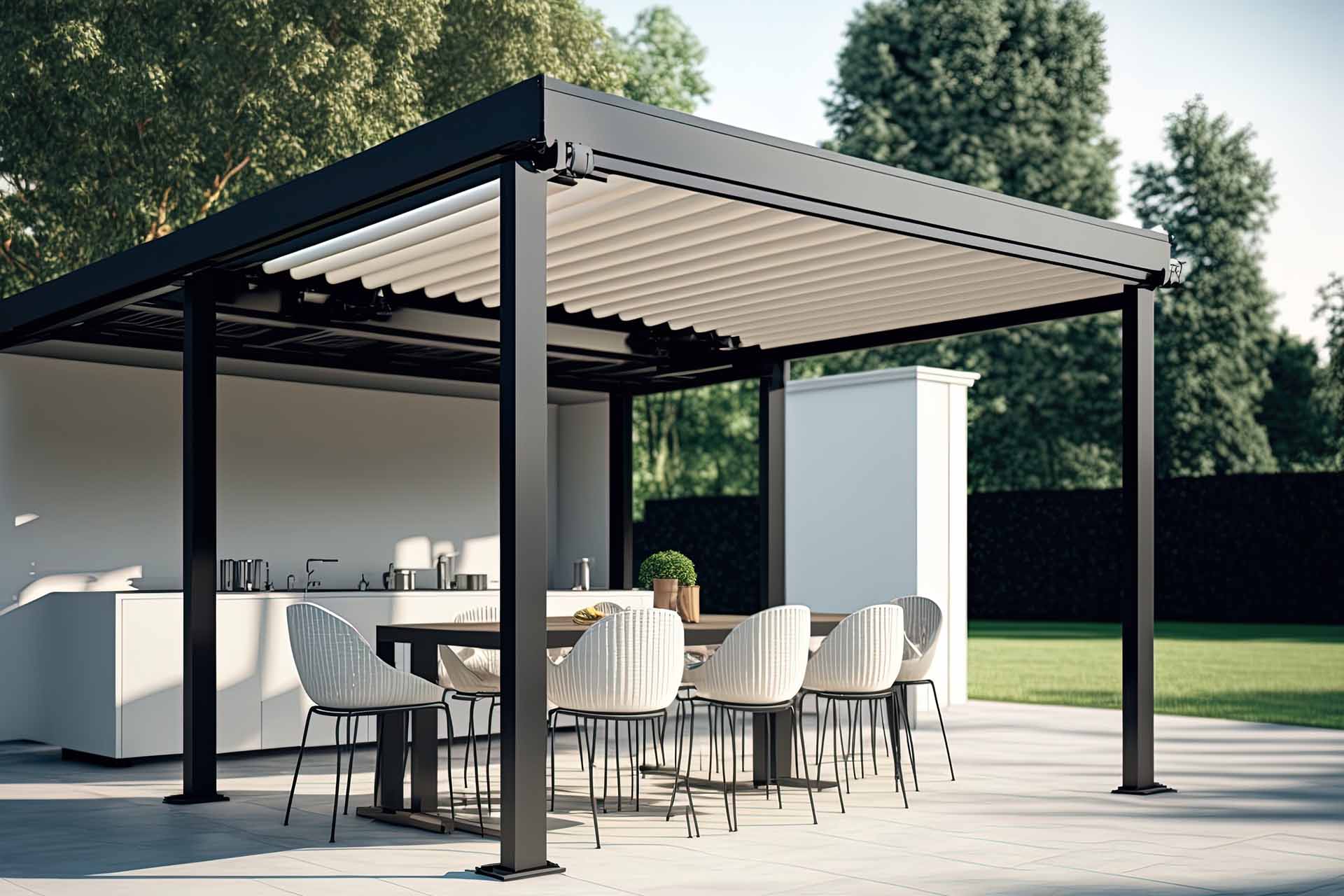 Exploring Space Possibilities with a Louvered Roof Pergola 